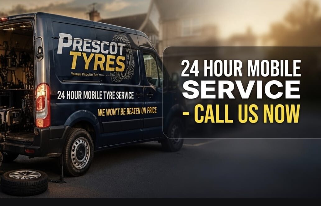 24 hour emergency mobile tyre fitting Prescot