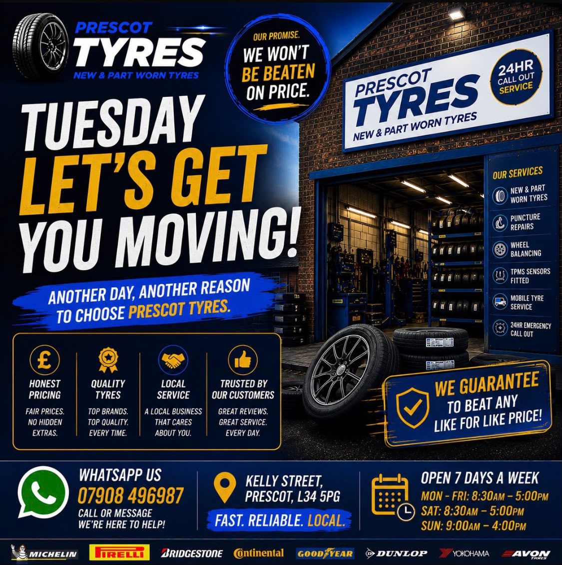 cheap tyres in Prescot