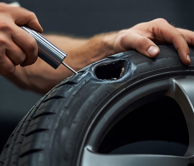 Puncture repair mobileg Prescot